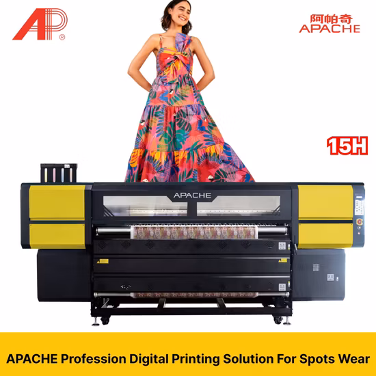 Apache 15 I3200 Digital Direct to Fabric Printer Textile Sublimation Printer for Home Textile Printing