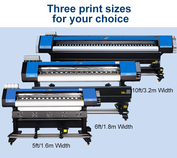 High Speed Eco Solvent Printer Flex Banner Vinyl Poster Printing Machine 3.2m