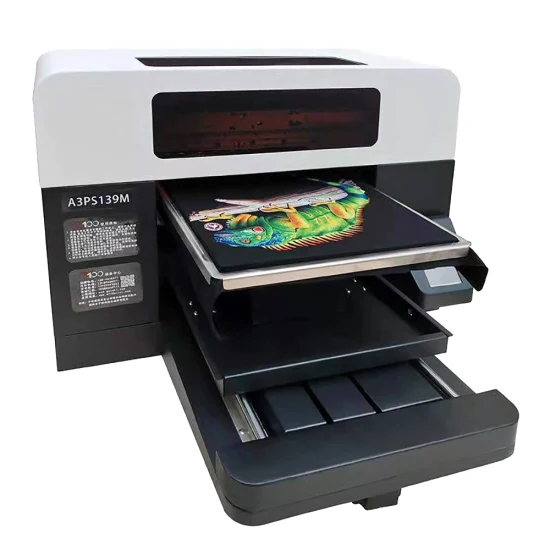 Stampante DTG formato A3 Stampante di alta qualità DTG diretta su stampante a sublimazione per magliette