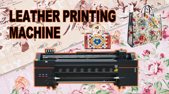 Nuova stampante digitale doppia testina di stampa Dx5 per stampante in finta pelle PU
